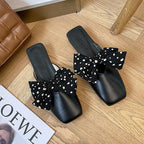 Elegante Damen-Slipper mit quadratischer Spitze - Fiorella