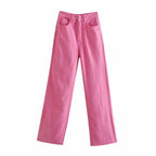 Damenjeans mit geradem Bein und hoher Taille - Neriva