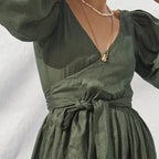 Natalie - Damenkleid mit Puffärmeln