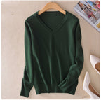 Damen Strickpullover mit V-Ausschnitt - Anika