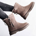 Winterstiefeletten mit Wildledereffekt - Kaelis