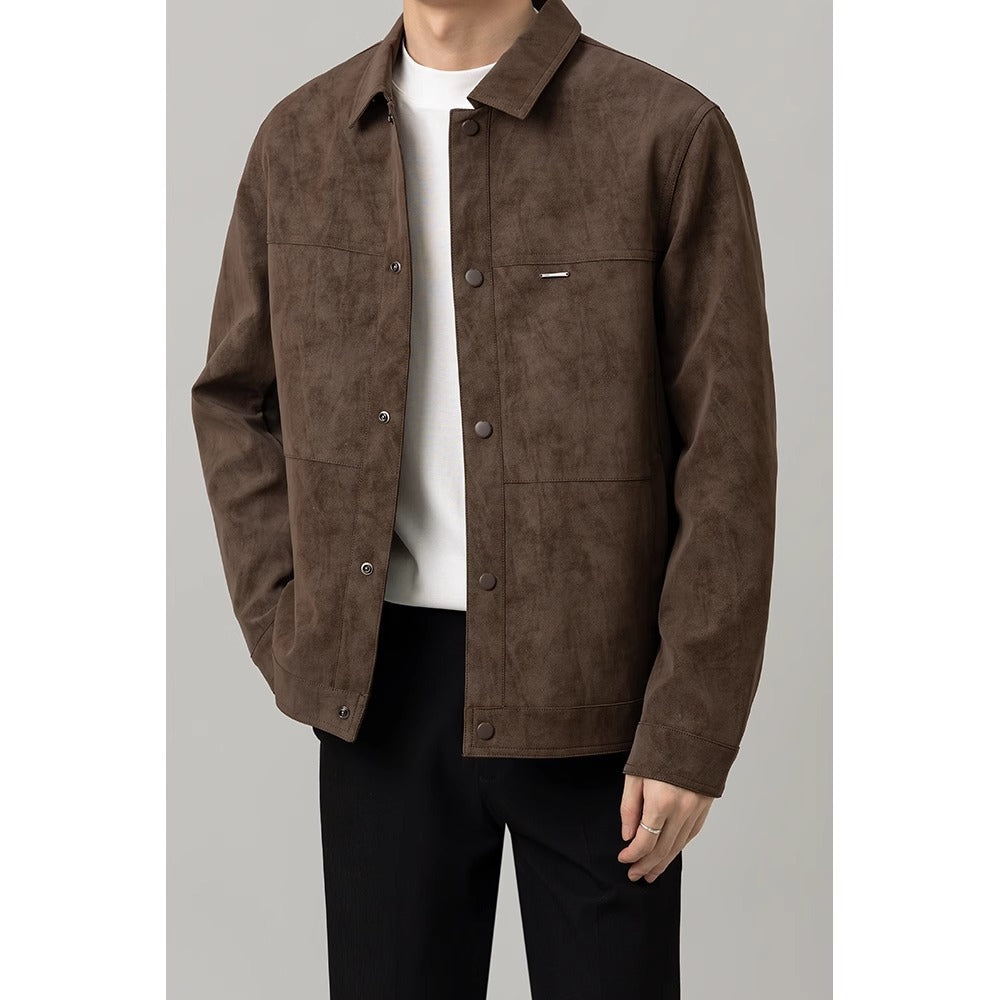 Herrenjacke in Wildlederoptik - Veyran