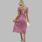 Natalia - Midikleid aus Spitze mit V-Ausschnitt