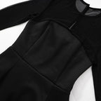 Minikleid mit transparenten Ärmeln - Clara