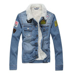 Herren Jeansjacke mit gefüttertem geradem Schnitt - Darnel