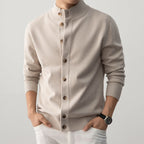 Herren Strickjacke mit dickem Rollkragen - Silah