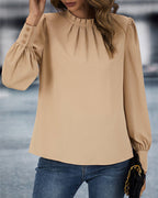 Vany - Elegante Bluse mit Stehkragen