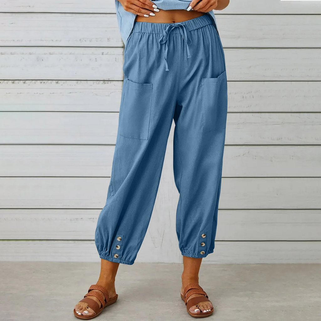 Kim - Modische Damenhose aus Leinen