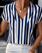 Kalisya - Sommerbluse im Streifen-Look