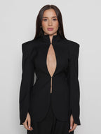 Jacke in Schwarz
