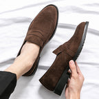 Herren-Slipper aus gebürstetem Wildleder - Lioren