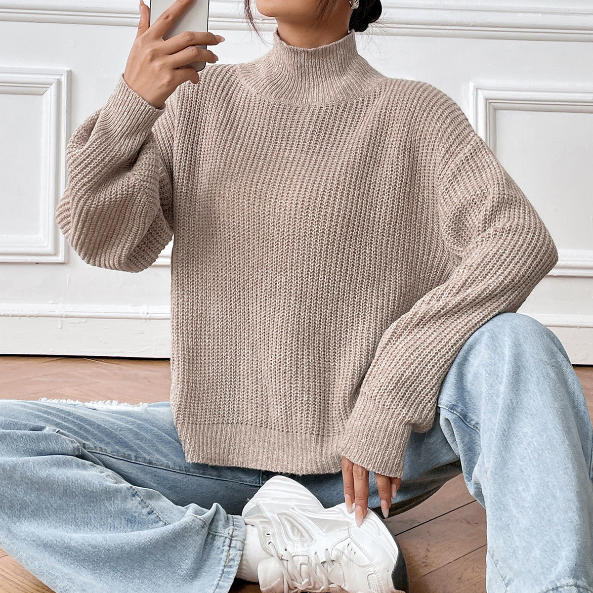 Grob gestrickter Damenpullover - Sorelle