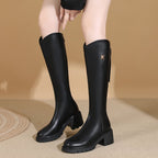 Robuste hohe Damenstiefel - Svetya