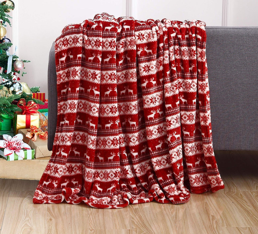 Thermodecke mit Weihnachtsmotiv