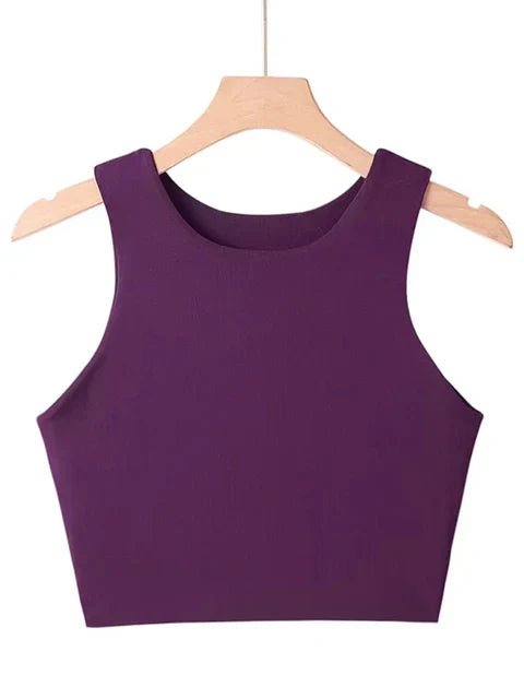 Basic Sommermode Frauen schlanke Tops