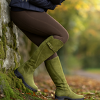 Hohe Damenstiefel mit seitlicher Schnalle und stabiler Sohle - Madison