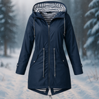 Wasserdichte Damenjacke mit verstellbarer Kapuze - Nerea
