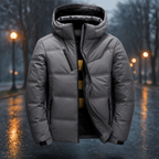Gesteppte Kapuzenjacke mit urbanem Design - Narel