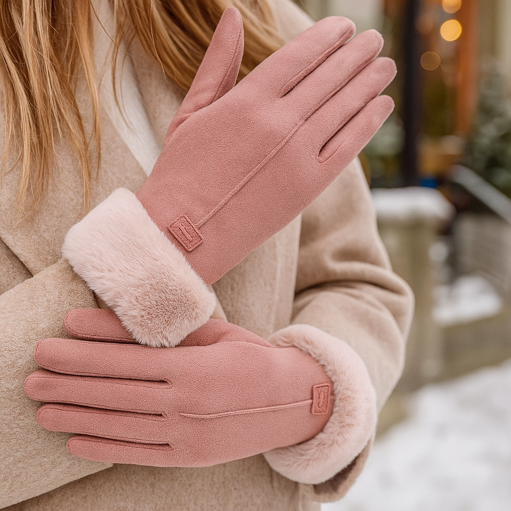 Gefütterte Damen Winterhandschuhe Soft Finish - Lykke