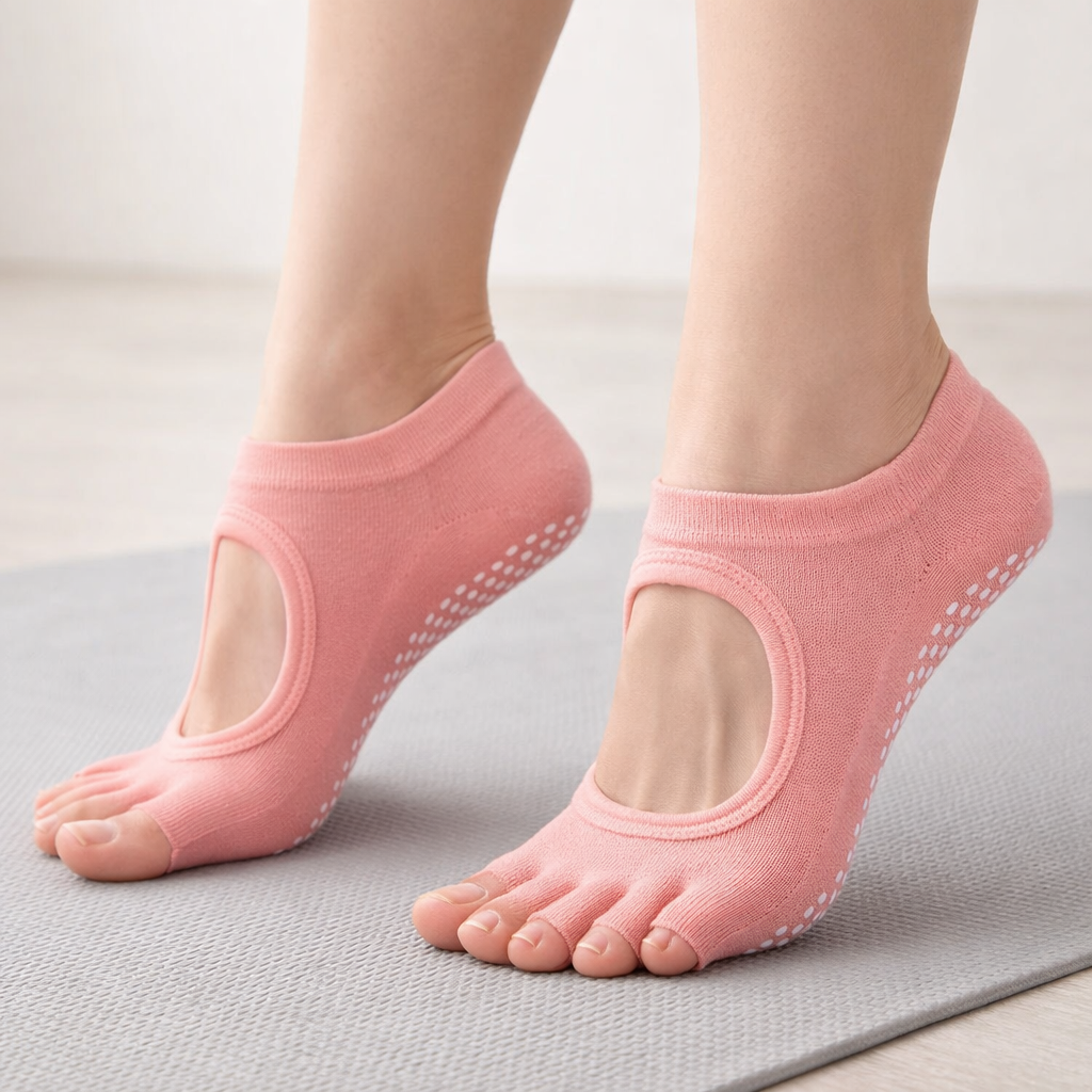 Pilates-Socken mit Fünf-Zehen-Schnitt - Elvarya