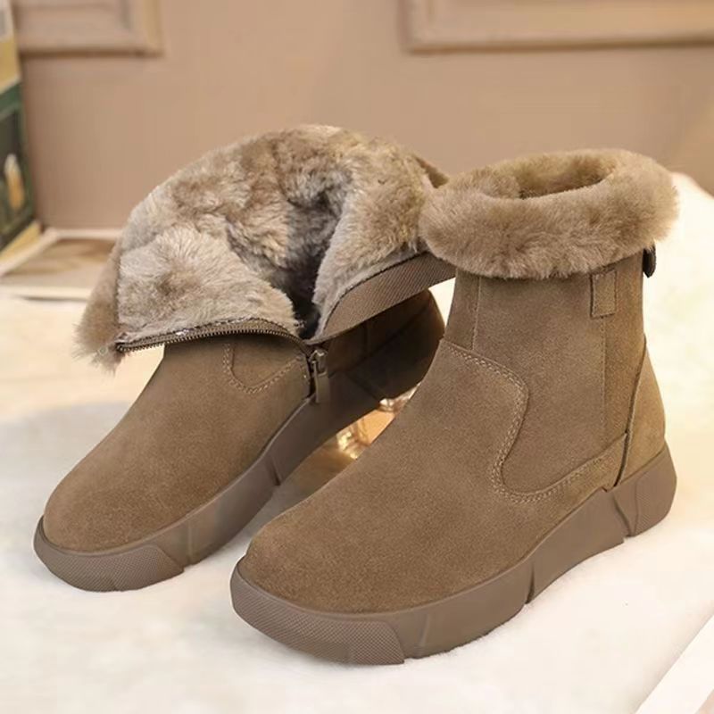 Damenstiefel mit Thermoeffekt mit flachem Fuß - Alres