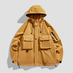 Winddichte Cargo Jacke mit Kapuze - Lukas
