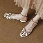 Janicka - Sandalen mit Pfennigabsatz und offener Spitze