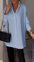 Bettina - Chique Bluse aus Chiffon in Übergröße