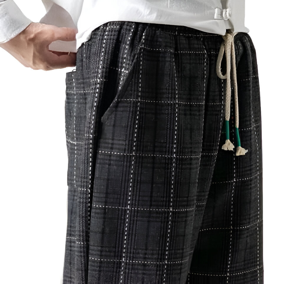 Herrenhose mit Druck - Mau
