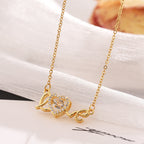 Halskette für Damenschmuck Typografie Liebe