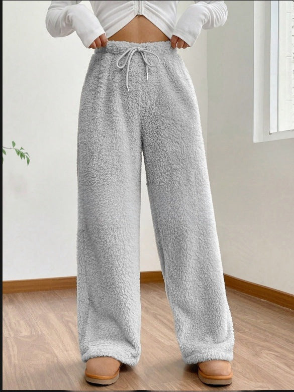 Flauschige strukturierte Damenhose - Avenne