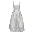 Hilary - Frauen Kleid Blume ärmellos