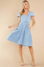 Inés - Denim-Kleid