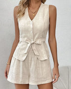 Raquel - Boho Casual Shorts Set