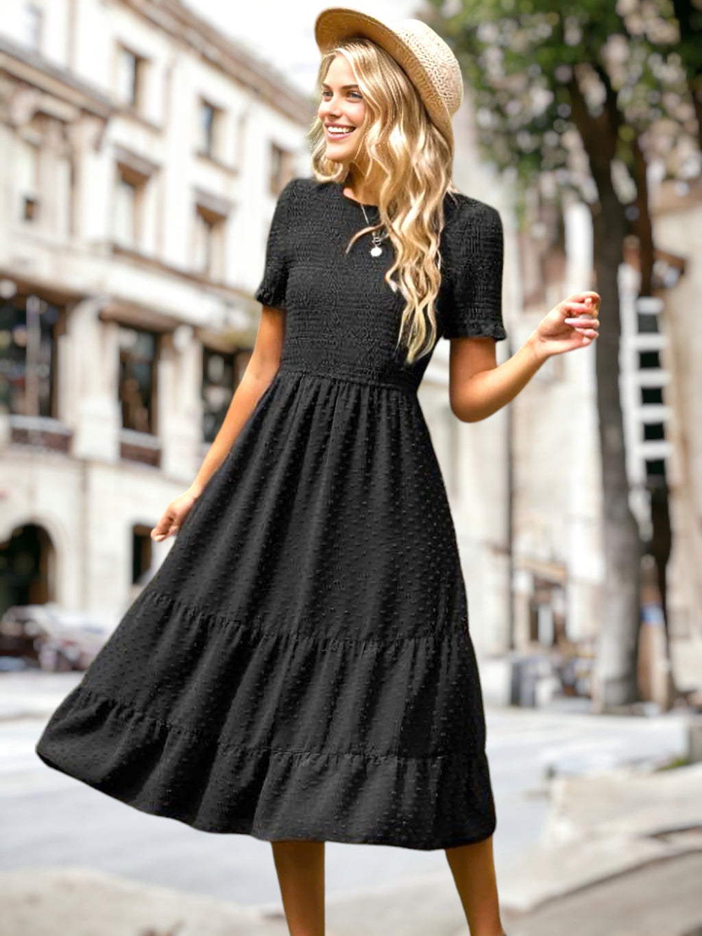 Elda - Langes Freizeitkleid für Frauen in verschiedenen Farben