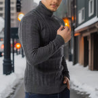 Raban - Rollkragenpullover mit agilem Design