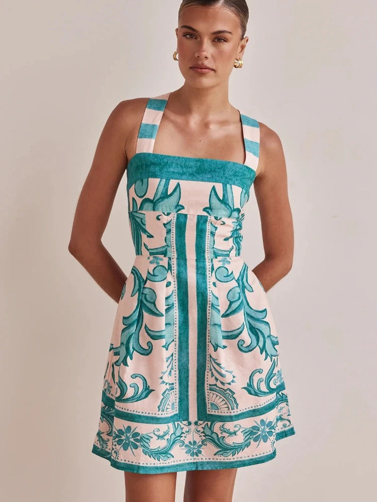 Samira - Bedrucktes Sommerkleid für Frauen