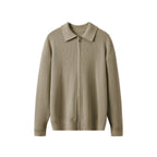 Herrenstrickjacke mit Kragen - Franco