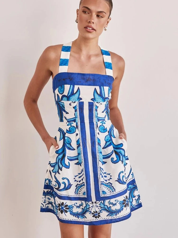 Samira - Bedrucktes Sommerkleid für Frauen