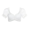 Dirndlbluse mit Spitze - Lena