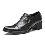 Herrenschuhe mit seitlichem Reißverschluss und Schnalle - Mirex