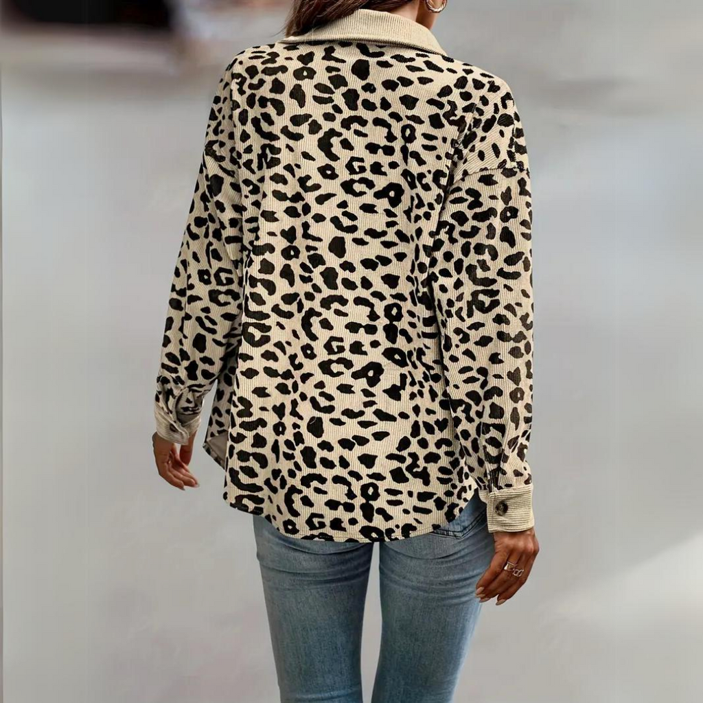 Toos - Schicke Jacke mit Leopardenmuster für Frauen