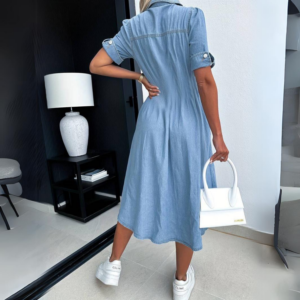 Alissa - Trendiges Denim-Kleid für Frauen