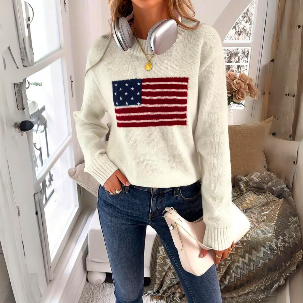 Charlene - Trendiger Strickpullover für Damen