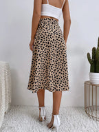 Damen Wickelrock Boho Stil asymmetrischer Druck Sommer - Isadora