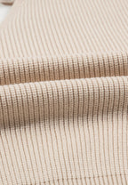 Blanche - Langärmeliger Pullover mit V-Ausschnitt und Rückenverknüpfung