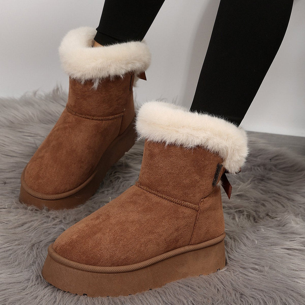 Winterstiefeletten für Frauen mit heiterem Effekt - Yureli