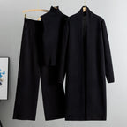 Dreiteiliges Winter-Strickset - Isolde