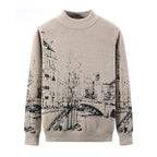 Dicker Herren-Strickpullover Urban-Effekt - Naël