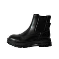 Damenstiefel mit Ledereffekt und seitlichem Gummizug - Gamblin